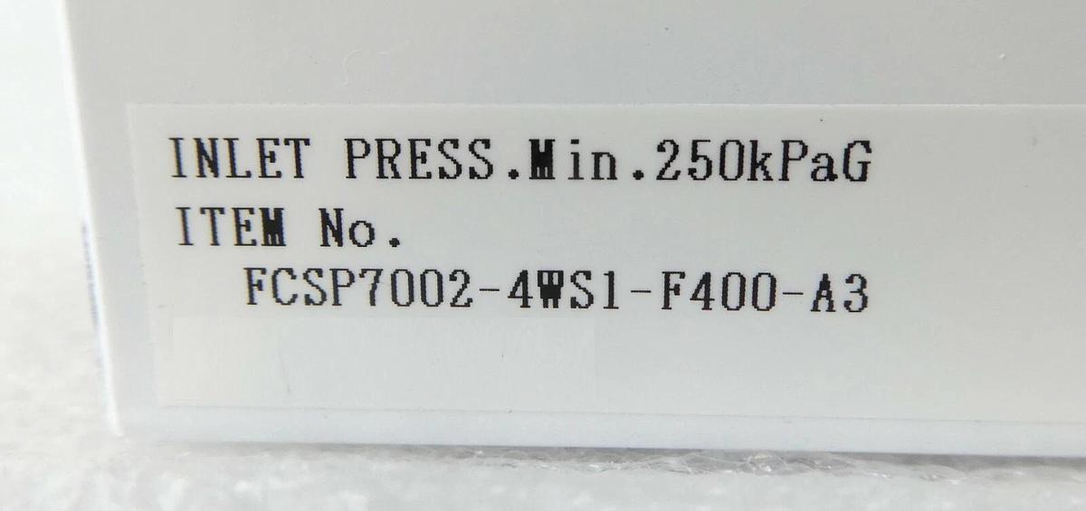 Used Fujikin FCSP7002-4WS1-F400-A3 Flow Control System P7000 TEL Tokyo Electron Spare