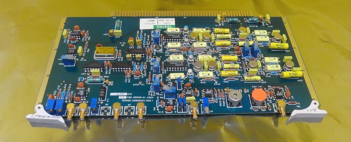 Used Therma-Wave 14-004357 1 MHz Coherent DEMOD PCB Card Used Working