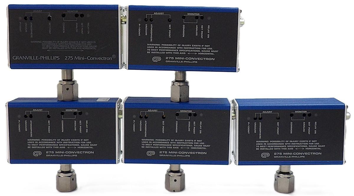 Used MKS Granville-Phillips 275801-EU Mini-Convectron Gauge Lot of 5 Working