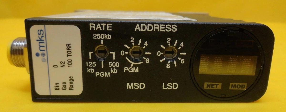 Used MKS P99A12TGH62TAA Digital Pressure Controller πPC 100 Torr N2 Used Working