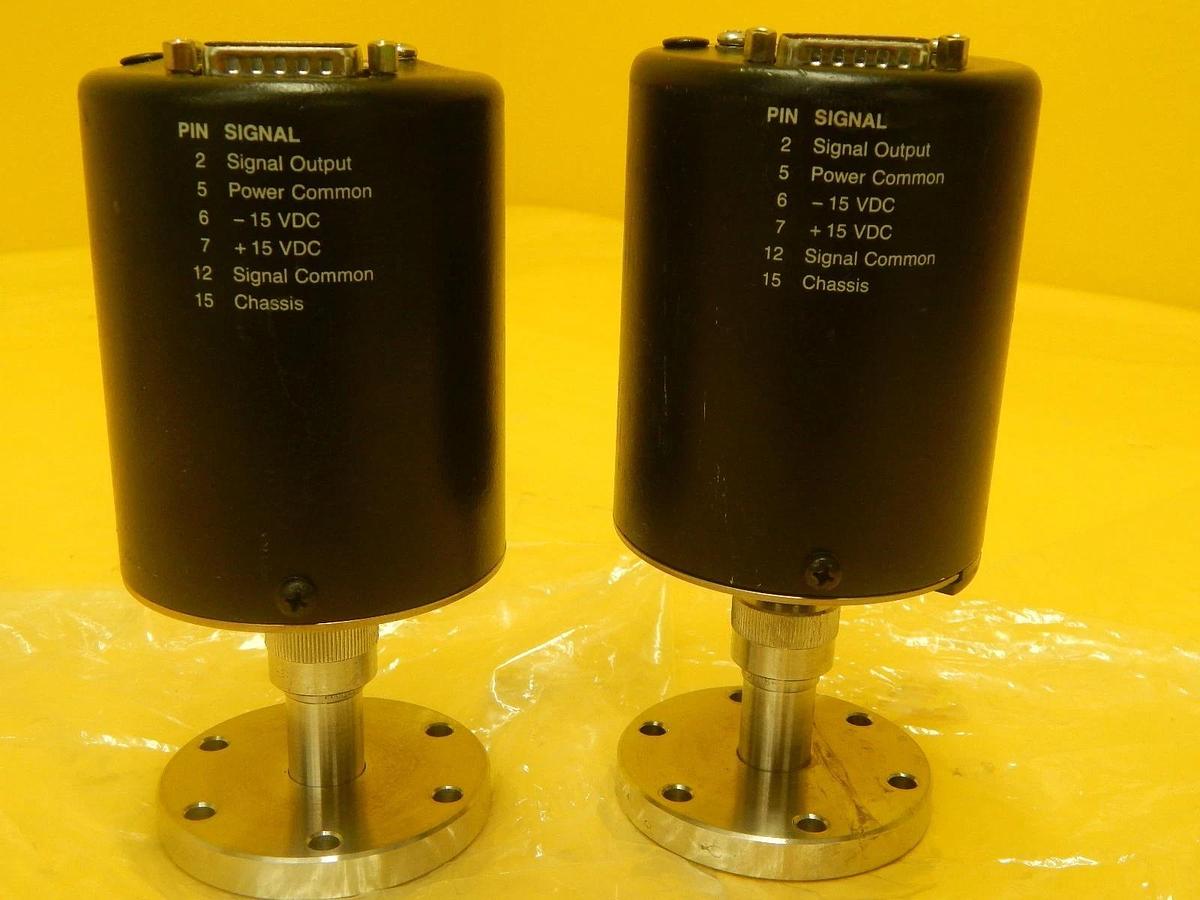 Used MKS Instruments Type 127 Baratron Pressure Transducer Reseller Lot of 2 Surplus