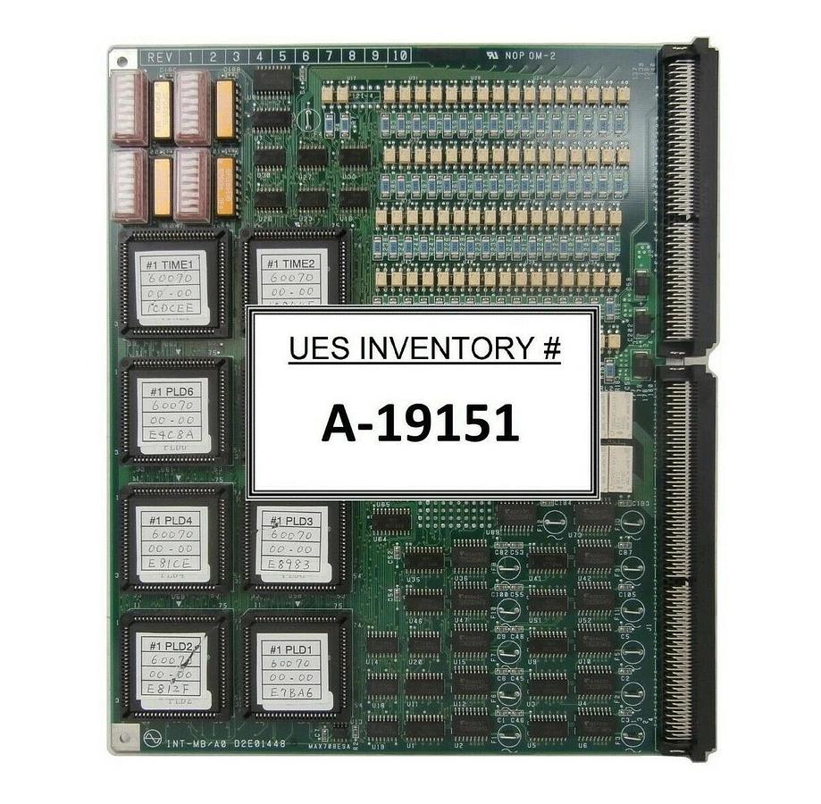 Used Kokusai Electric D2E01448 B #1 TIME/PLD Processor PCB Card INT-MB 60070 Working