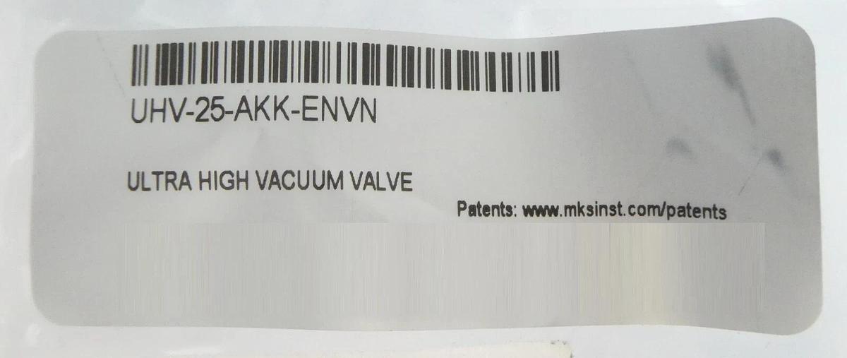 MKS Instruments UHV-25-AKK-ENVN Pneumatic Right Angle UHV Valve HPS New