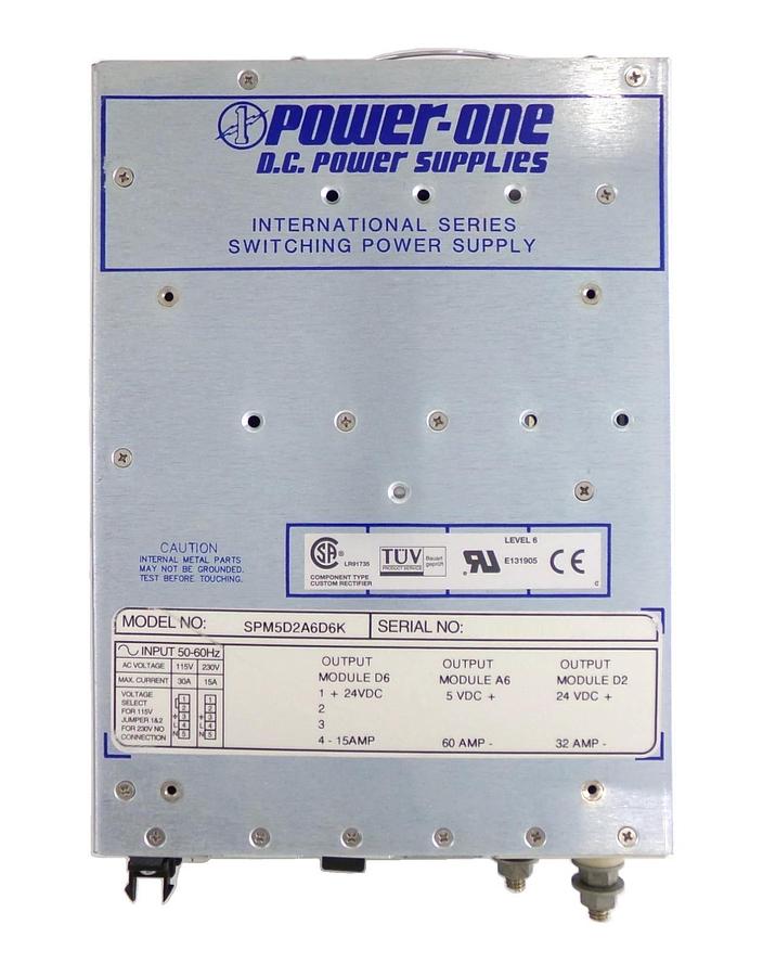 Used Power-One SPM5D2A6D6K Switching Power Supply International Series Working