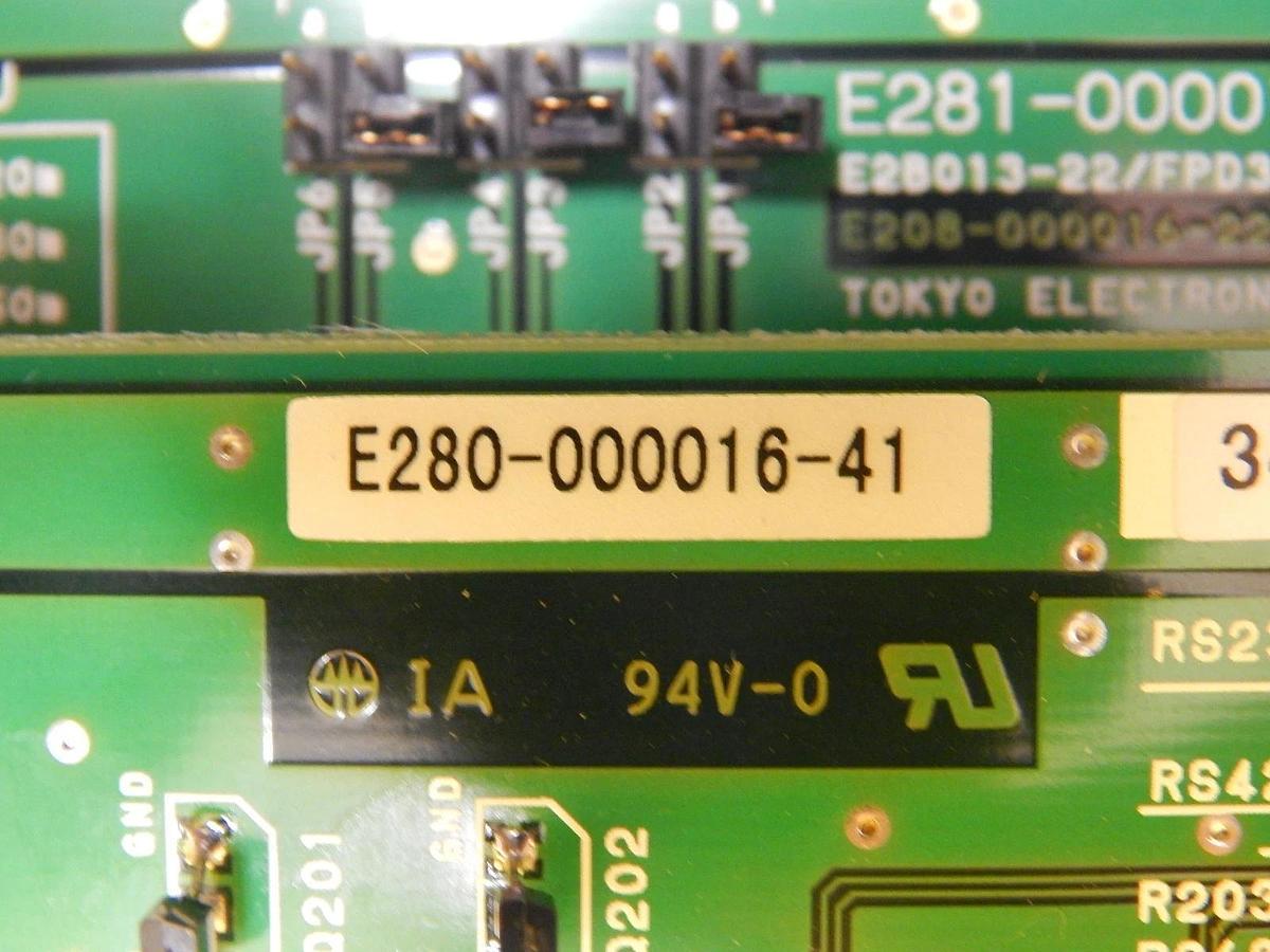 Used TEL Tokyo Electron E281-000016-41 FDP3 Display PCB Card T-3044SS Working Spare
