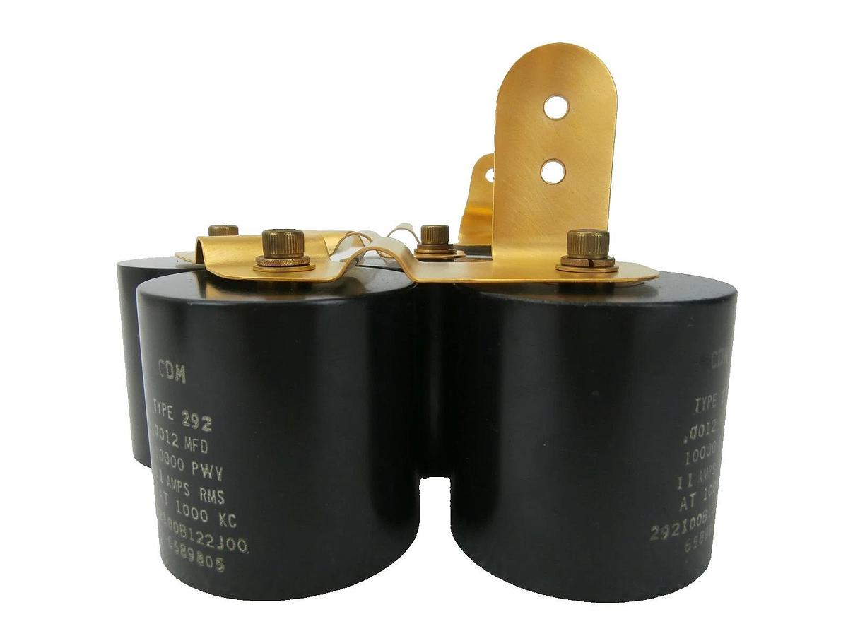 Used AMAT Applied Materials 0021-10744 RF Match Capacitor Assembly Outer Coil Working