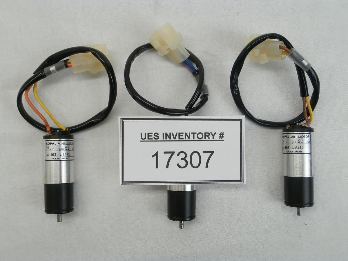 Used Copal Electronics 8412 Mini Motor Type 103 Reseller Lot of 3 Used Working