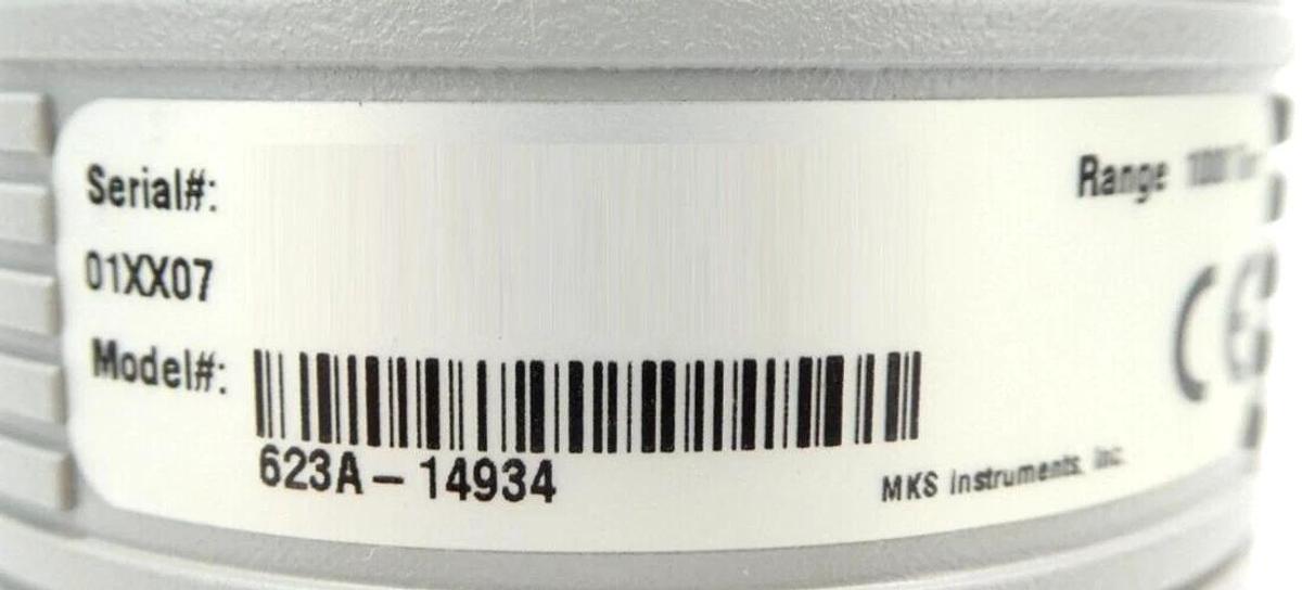 Used MKS Instruments 623A-14934 Baratron Capacitance Manometer Tested Working Surplus