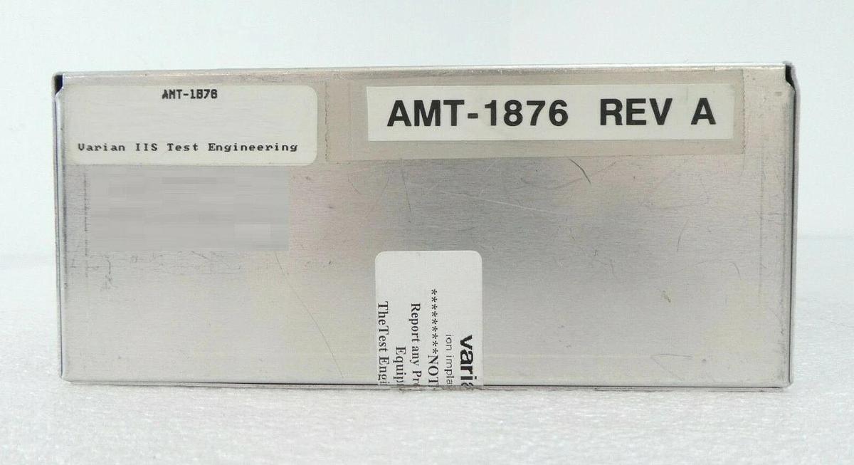 Used Varian Ion Implant Systems AMT-1876 Voltage Source/DVM Remote Control Working