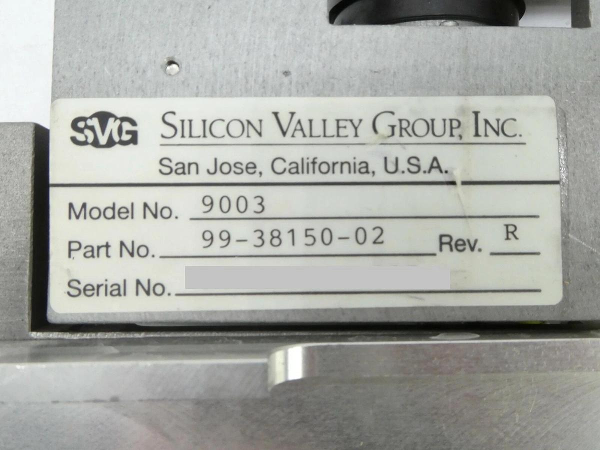 Used SVG Silicon Valley Group 99-38150-02 Shuttle Arm Assembly Rev. R 9003 90S Spare