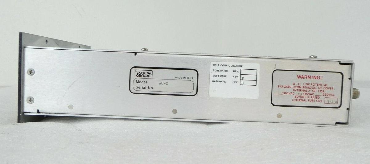Used Vacuum General AC-2 Throttle Valve Controller AdapTorr Rev. D Working Surplus