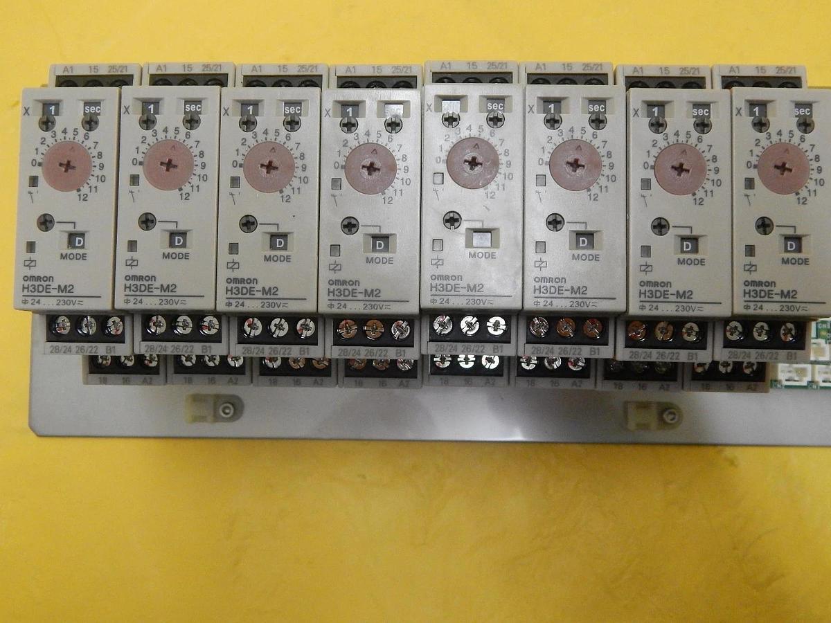 Used TEL Tokyo Electron Time Delay Relay Assembly Omron H3DE-M2 PR300Z Used Working