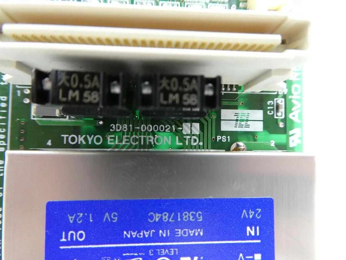 Used TEL Tokyo Electron 3D81-000021-14 Network Interface Board PCB Trias Working