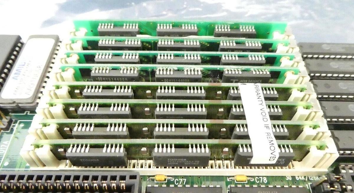 Used American Megatrends i486DX Motherboard PCB Tencor Instruments 200mm P-2H Working