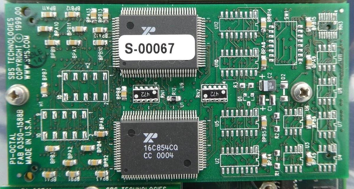 Used SBS Technologies MC-303 CARRIER PCB Card 0330-1586A P1-OCTAL Working Surplus