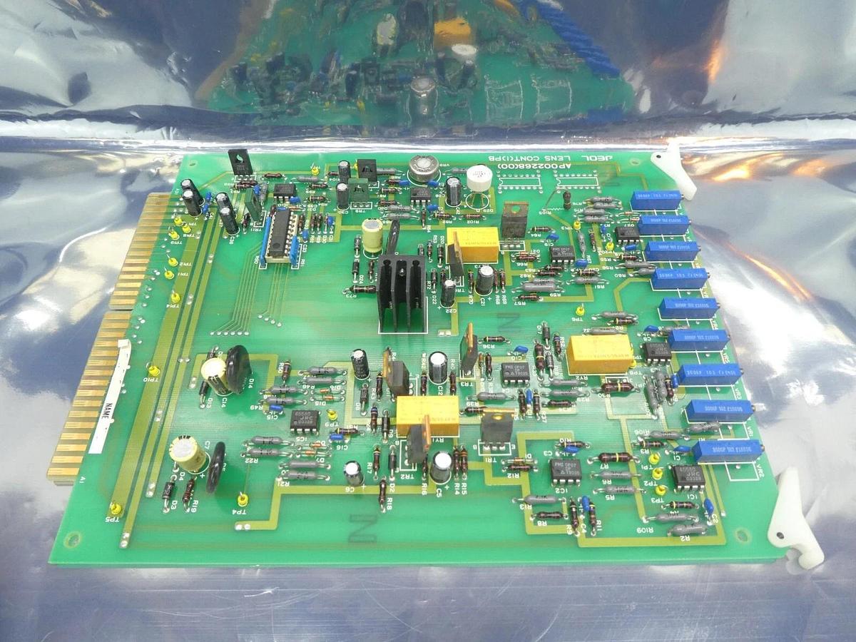 Used JEOL AP002268(00) Lens Control PCB Card LENS CONT(1)PB JSM-6300F SEM Working