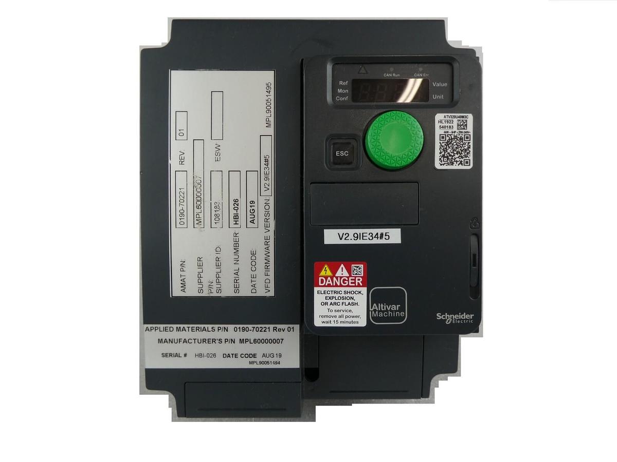 Used Schneider Electric ATV320U40M3C Variable Speed Drive Altivar 320