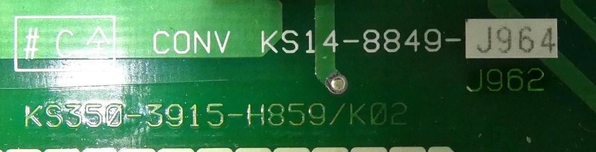 Used Fujitsu Denso KS14-8849-J964 Power Supply PCB Card KS350-3915-H859/K02 Working