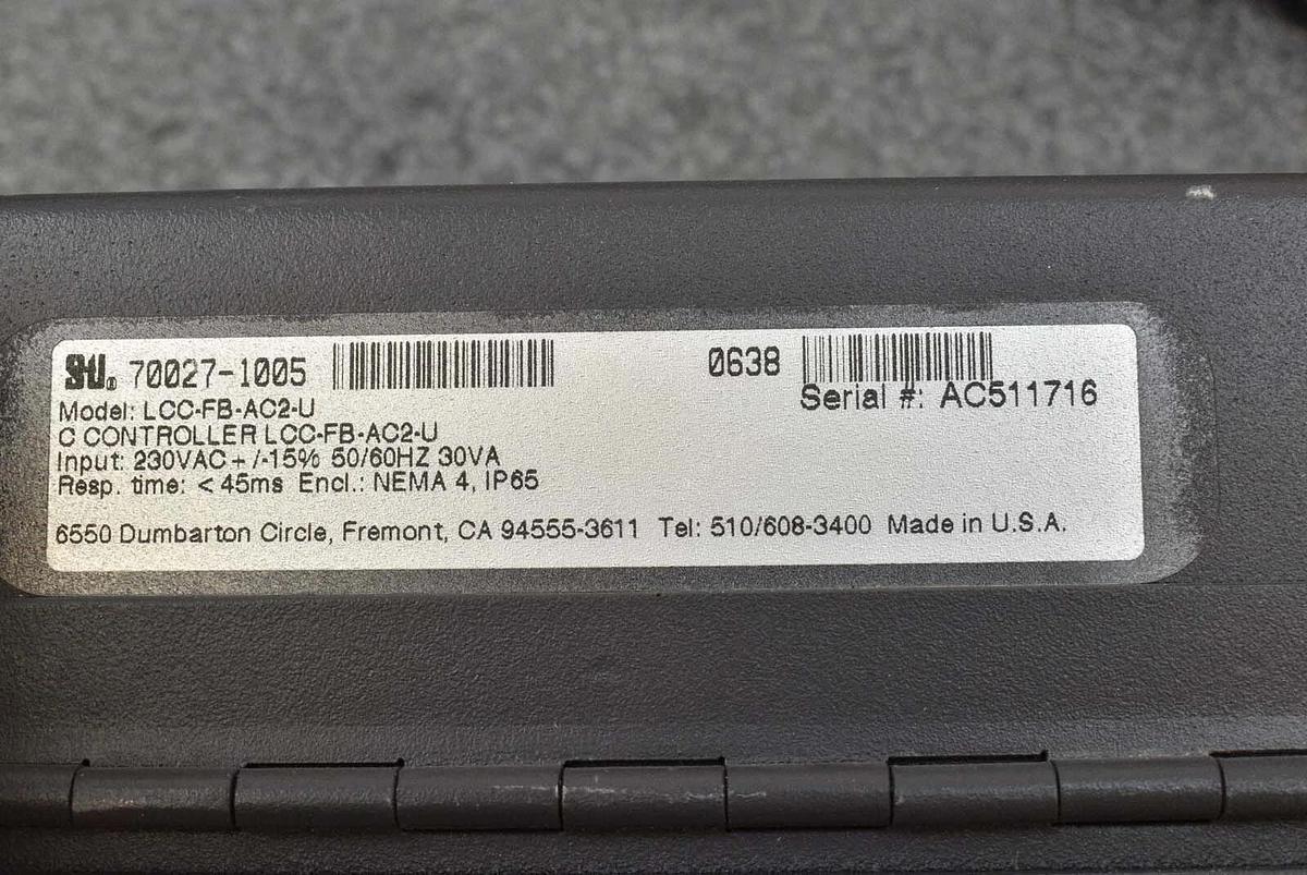 Used Sti LCC-FB-AC2-U Safety Light Curtain Controller