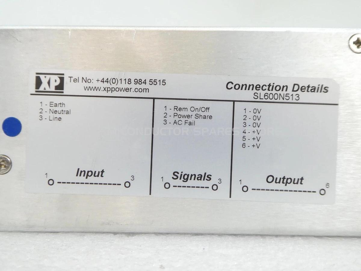Used XP Power SL600N513 Power Supply XPiQ AB Sciex Spectrometer MDS Working