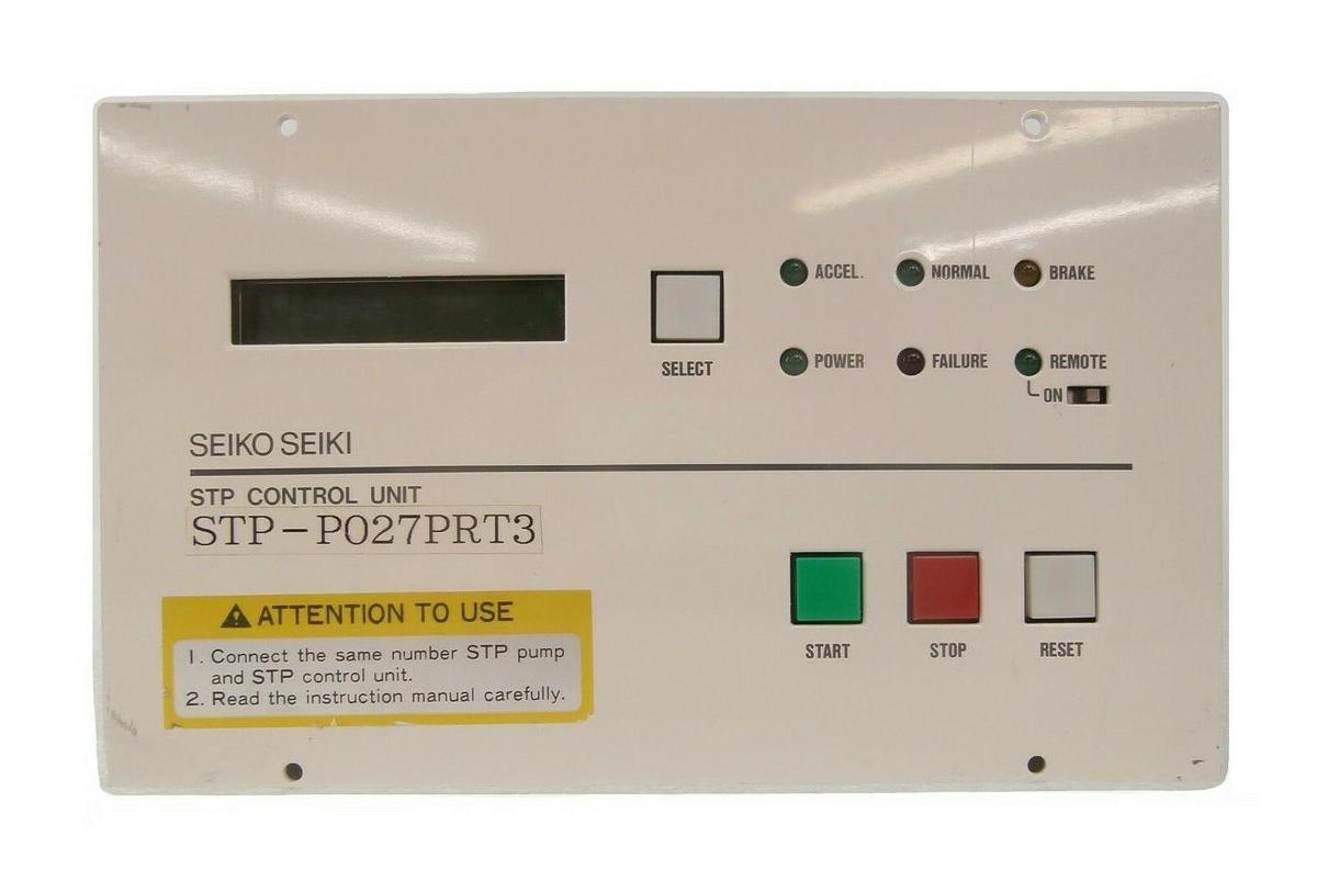 Used Seiko Seiki SCU-P027PRT3 STP Turbomolecular Controller Turbo Tested Working