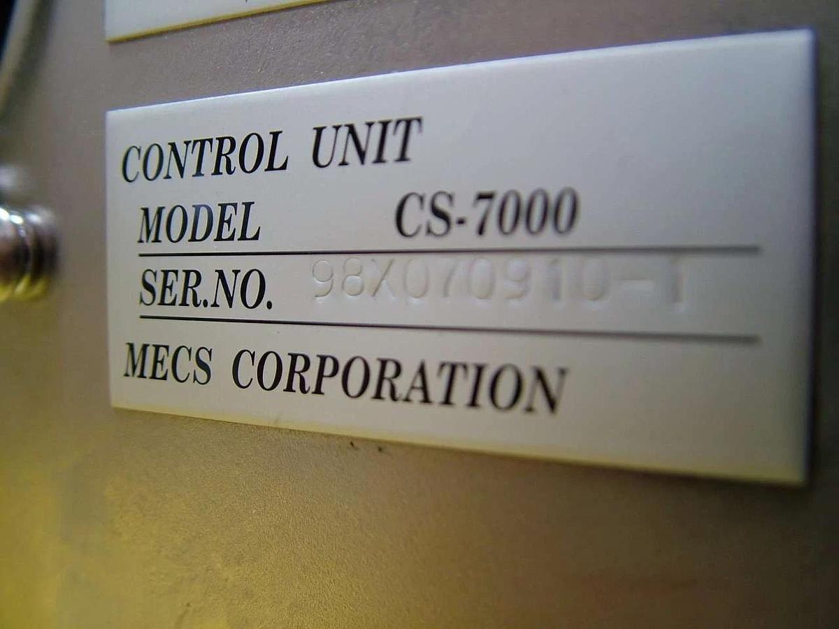 Used MECS UTX-5000-SYSTEM Wafer Transport Robot System Controller CS-7000 Working