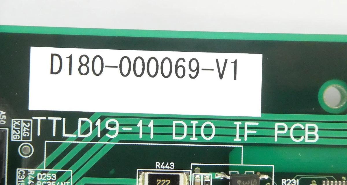 TEL Tokyo Electron D180-000069-V1 DIO IF PCB Assembly TTLD19-11 New Surplus