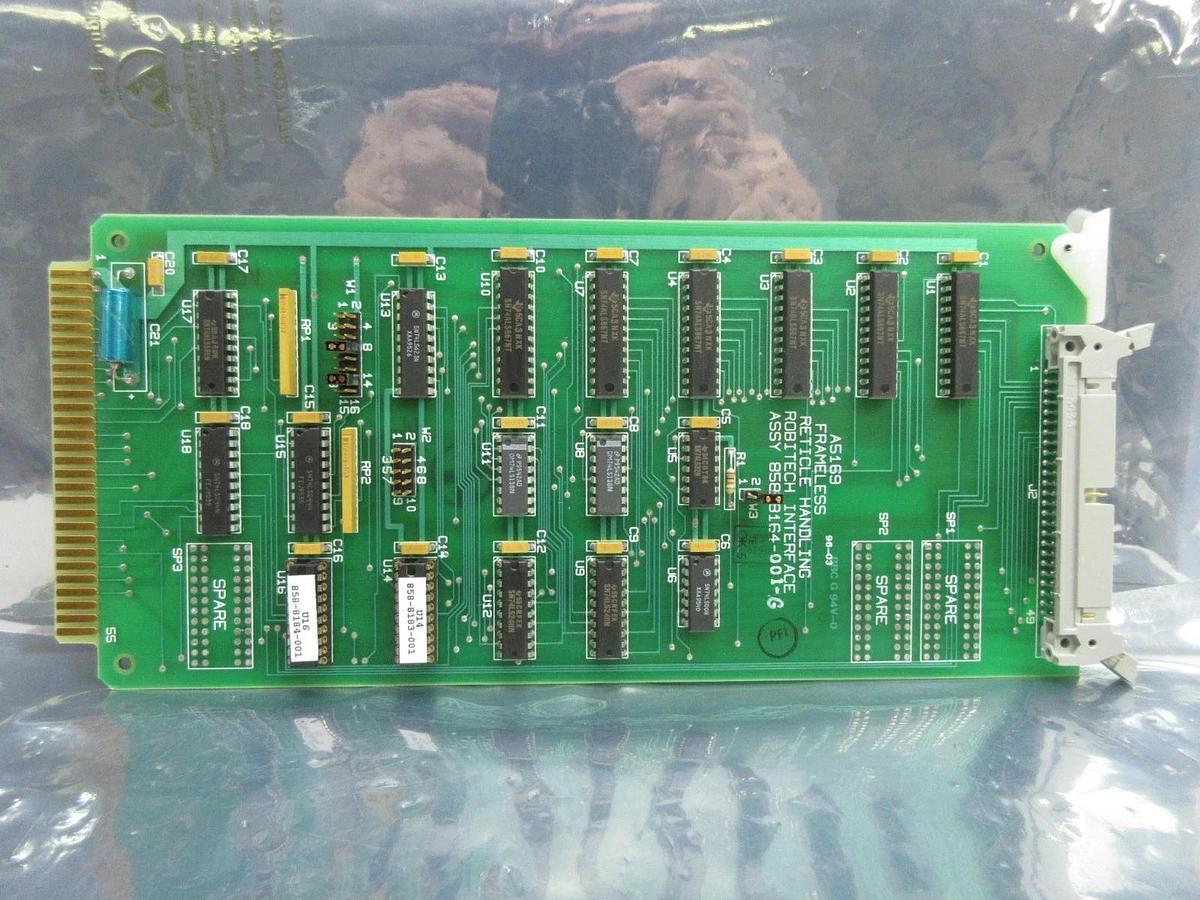 Used SVG Silicon Valley Group 858-8164-001 Interface PCB Card Rev. G 90S Used Working