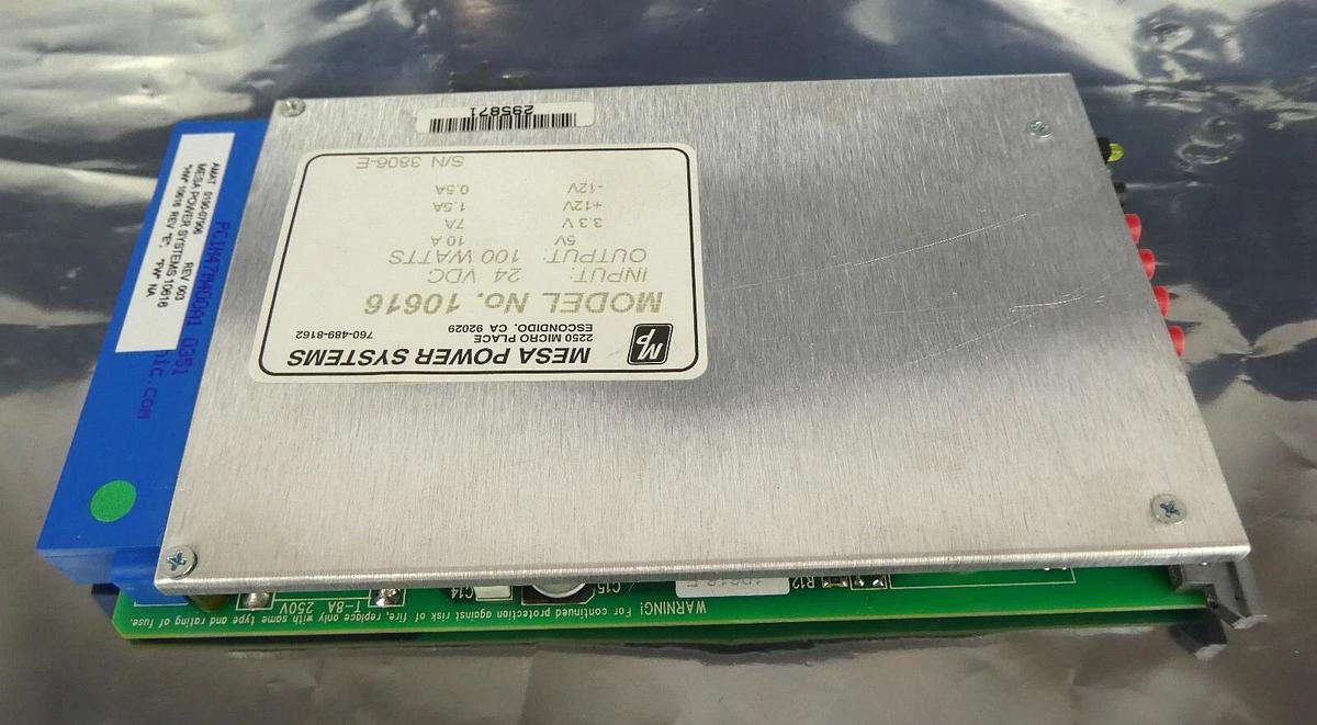 Used Mesa Power Systems 10616 Power Supply 100W PCB AMAT 0190-07906 Working Spare