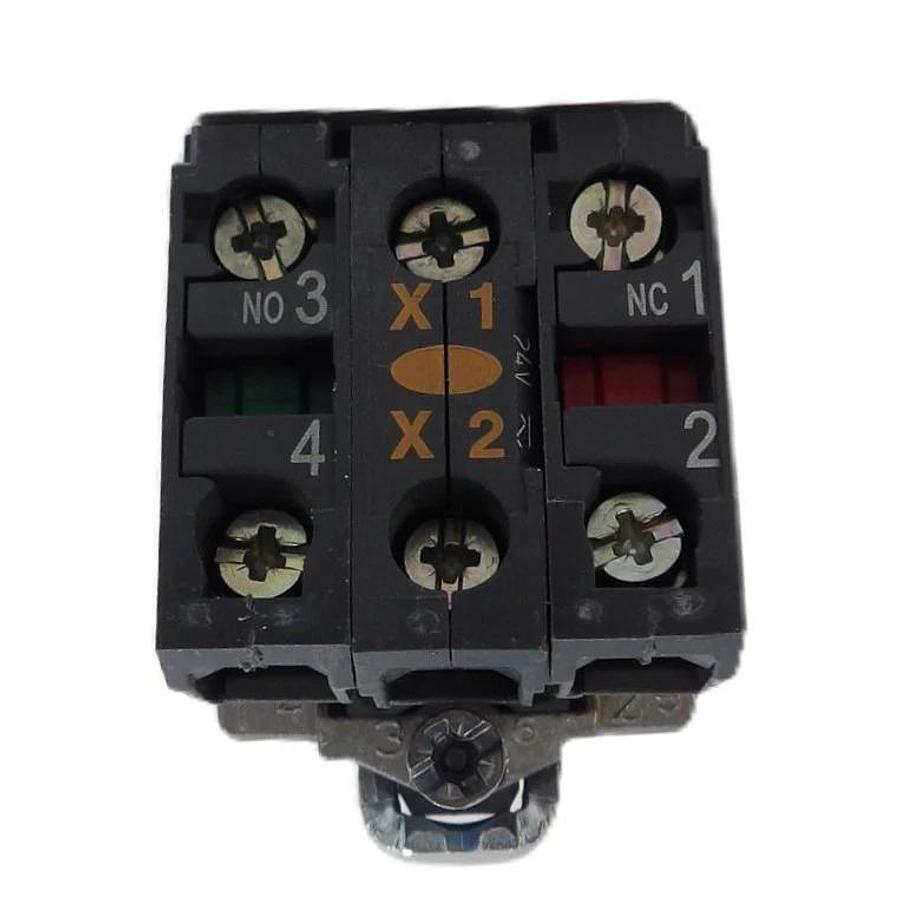 Used Schneider Electric XB4BW35B5 LED 22mm Push Button Switch Lot of 12 Working