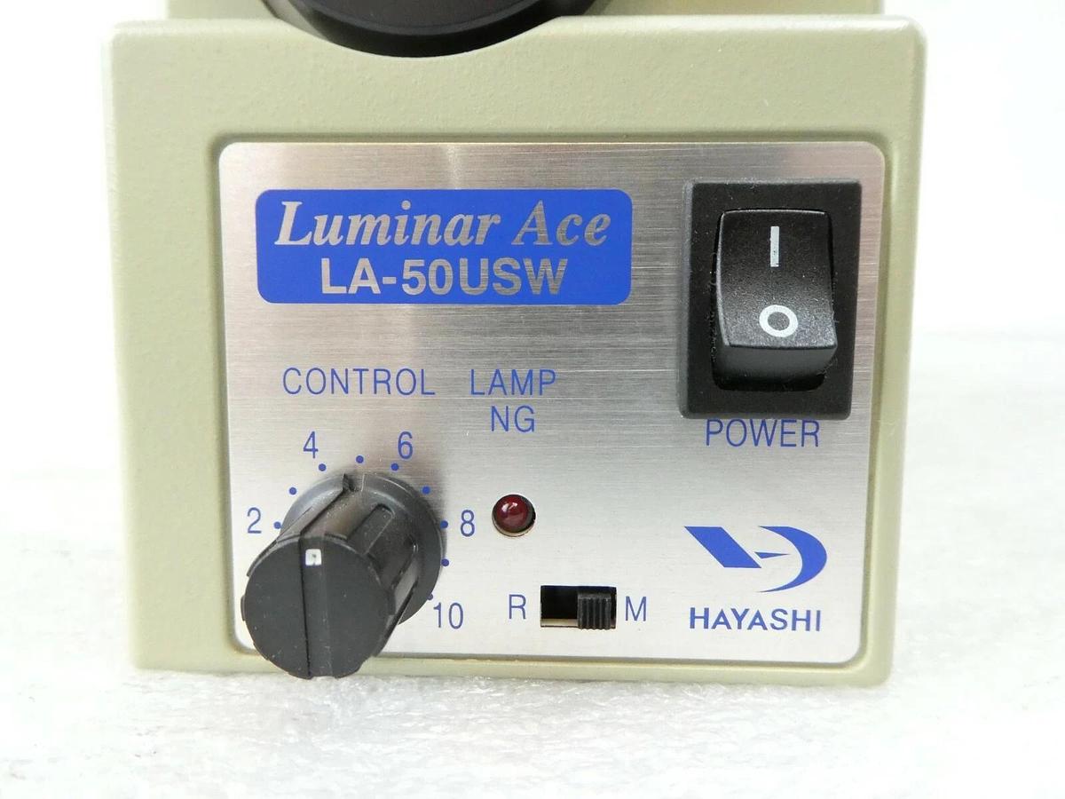 Used Hayashi LA-50USW Fiber Optic Light Source and Cable 49791 Rudolph F30 Working