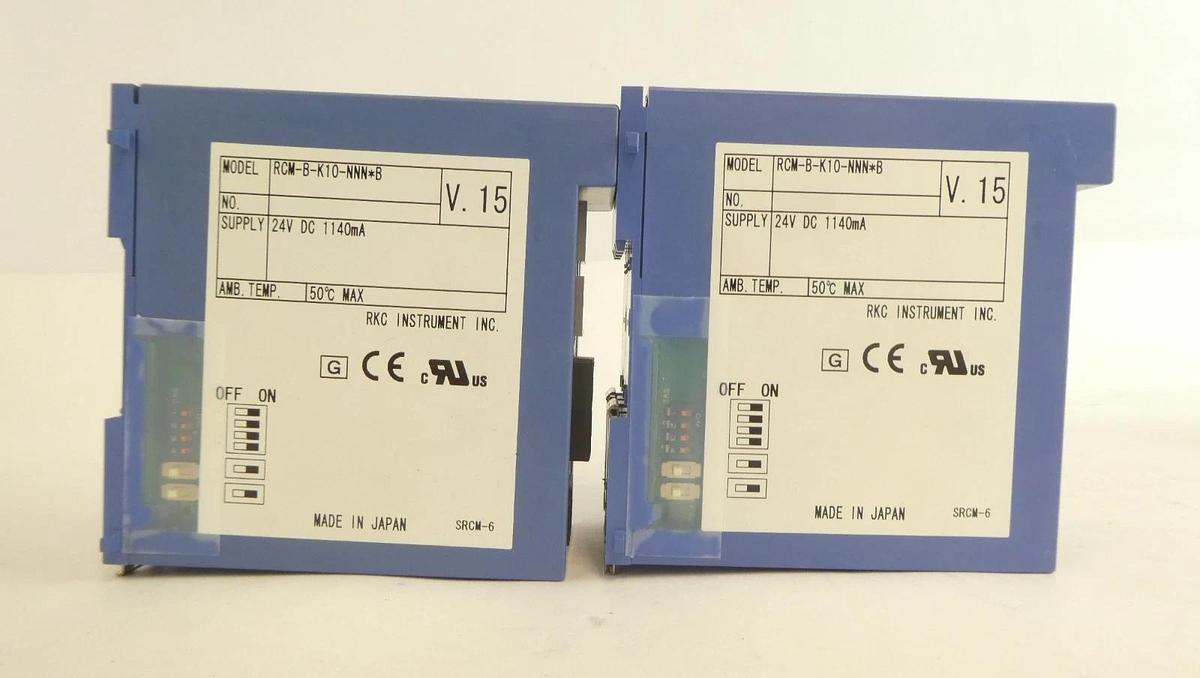 Used RKC Instrument RCM-B-K10-NNN*B Temperature Controller Reseller Lot of 6 Working