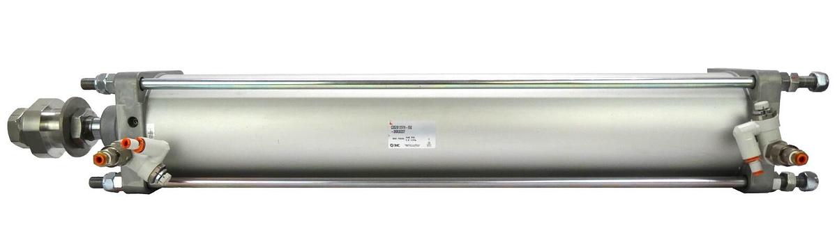 Used SMC CDS2B125TN-650-DUX00227 Tie Rod Pneumatic Air Cylinder Cs2 Working Surplus