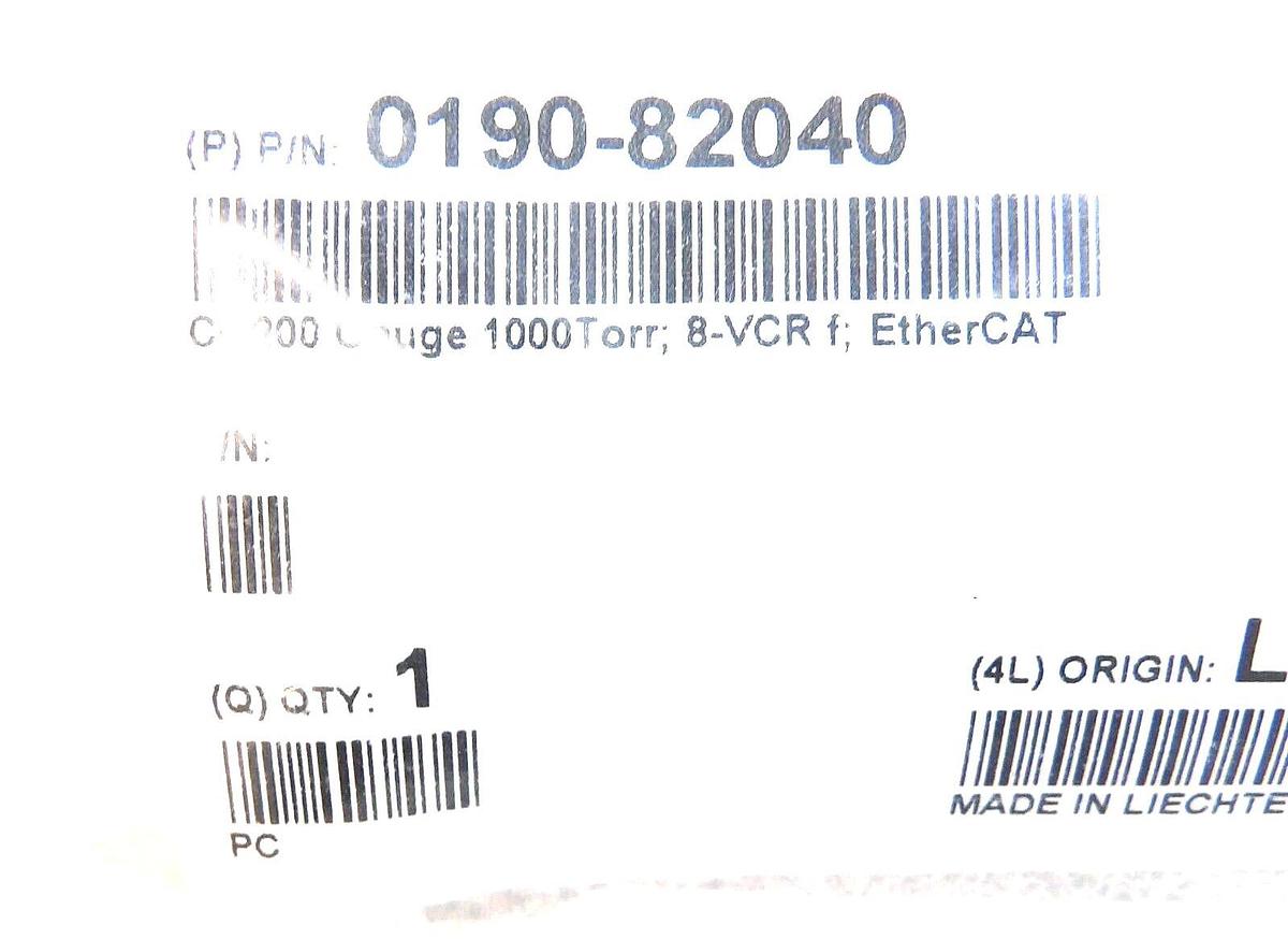 Used AMAT Applied Materials 0190-82040 Capacitance Gauge Inficon CG200 New Surplus