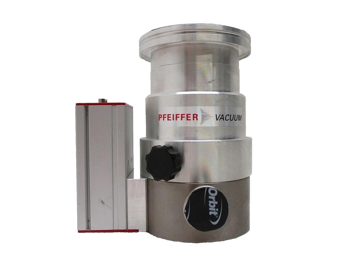 Used TMH 071 P Pfeiffer PM P02 980 C Turbomolecular Pump w/TC100 Turbo Tested Working