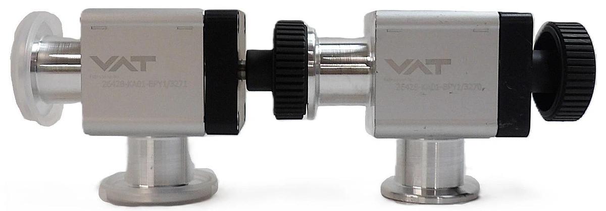 Used VAT 26428-KA01-BPY1 HV Angle Valve Reseller Lot of 2 Working Surplus