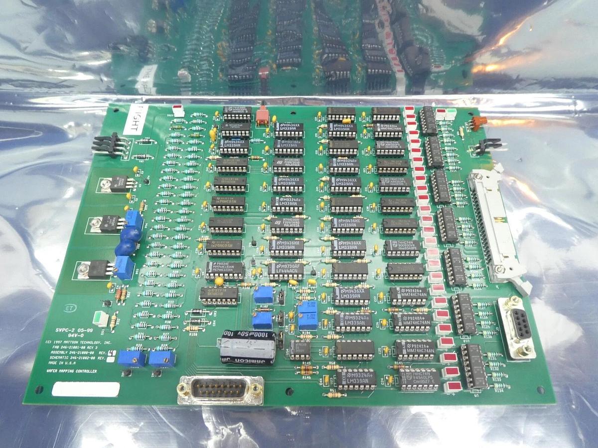 Used Mattson Technology 246-21000-00 Wafer Mapping Controller PCB Rev. 4 Working