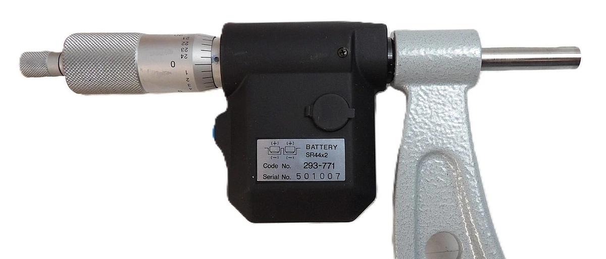 Used Mitutoyo 293-771 Digital Micrometer Range 12-13" Working Surplus