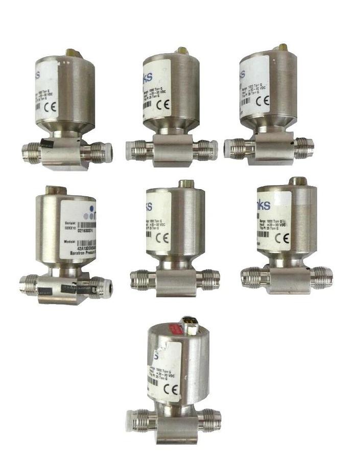 Used MKS Instruments 42A113DCH2AA025 Baratron Pressure Switch Lot of 7 Working