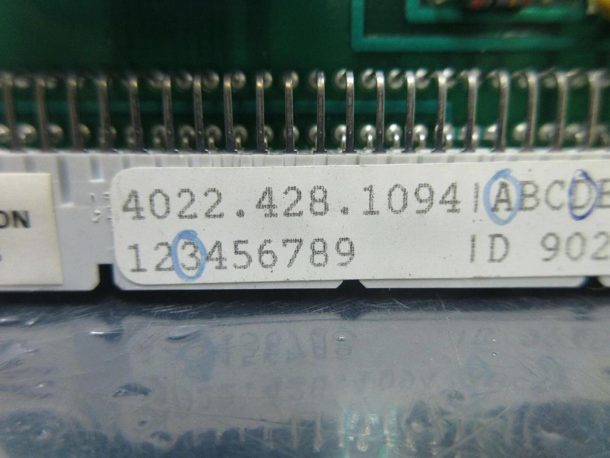 Used ASML 4022.428.10940 Motor Relais PCB Card 4022.428.1094 PAS 5000/2500 Used
