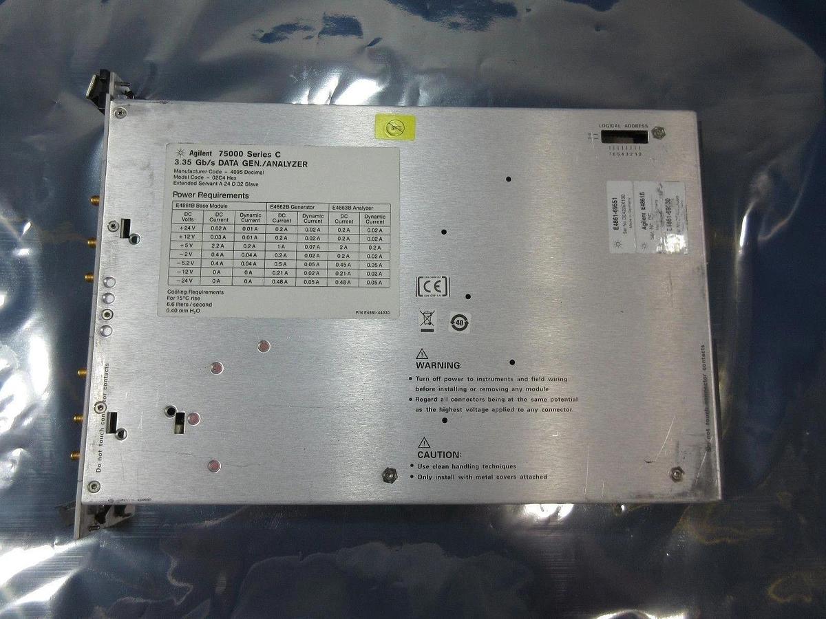 Used Agilent E4861-69551 Data Gen./Analyzer 3.35 GB/s PCB Card 7500 Series C Used