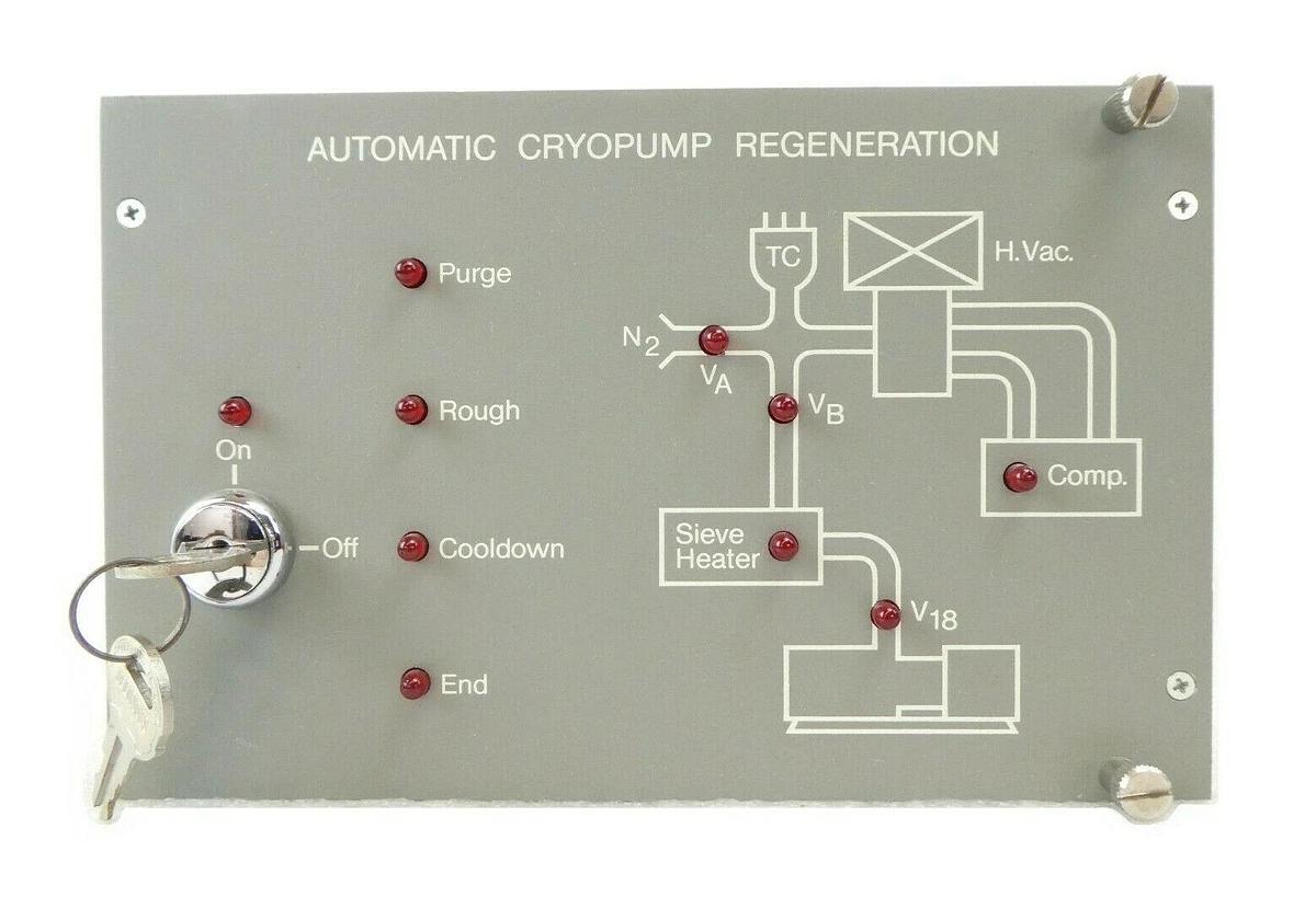 Used Varian 106564001 Automatic Cryopump Regeneration Controller Rev. 1 Working Spare