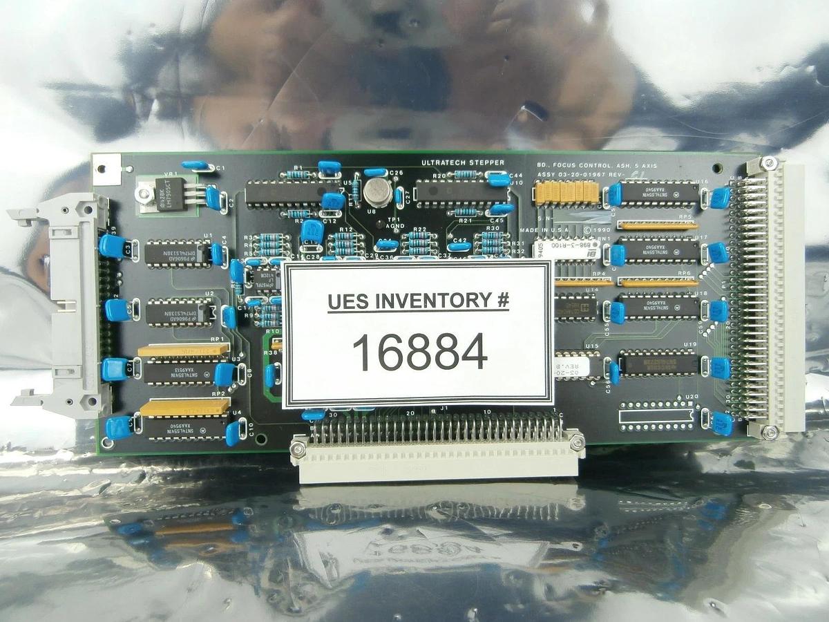 Used Ultratech Stepper 03-20-01967 5 Axis ASH Focus Control Board PCB Titan Used