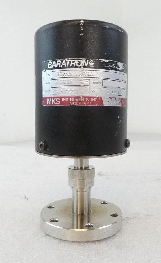 Used MKS Instruments 127AA-00001A Baratron Pressure Transducer Lot of 2 Working