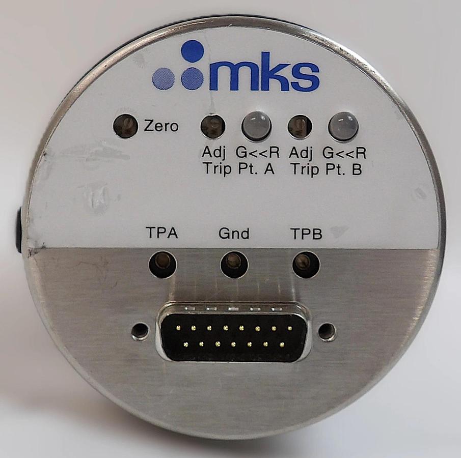 Used MKS Instruments 624B-25050 Baratron Transducer Type 624 No 15-Pin D Screws Spare
