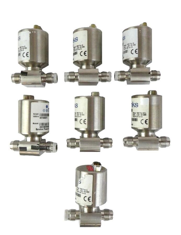 Used MKS Instruments 42A113DCH2AA025 Baratron Pressure Switch Lot of 7 Working
