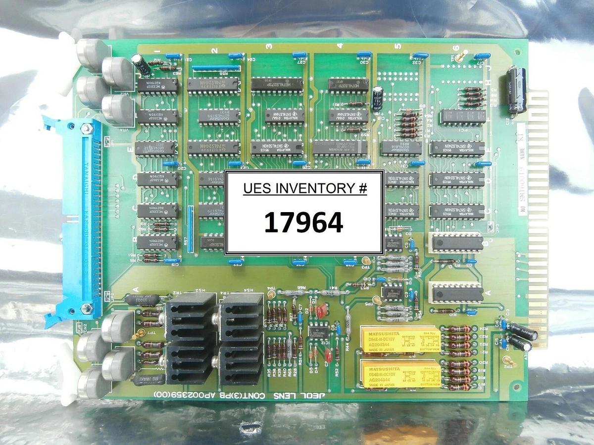 Used JEOL AP002359(00) Processor Board PCB Card CONT(3)PB KI JSM-6400F Used Working