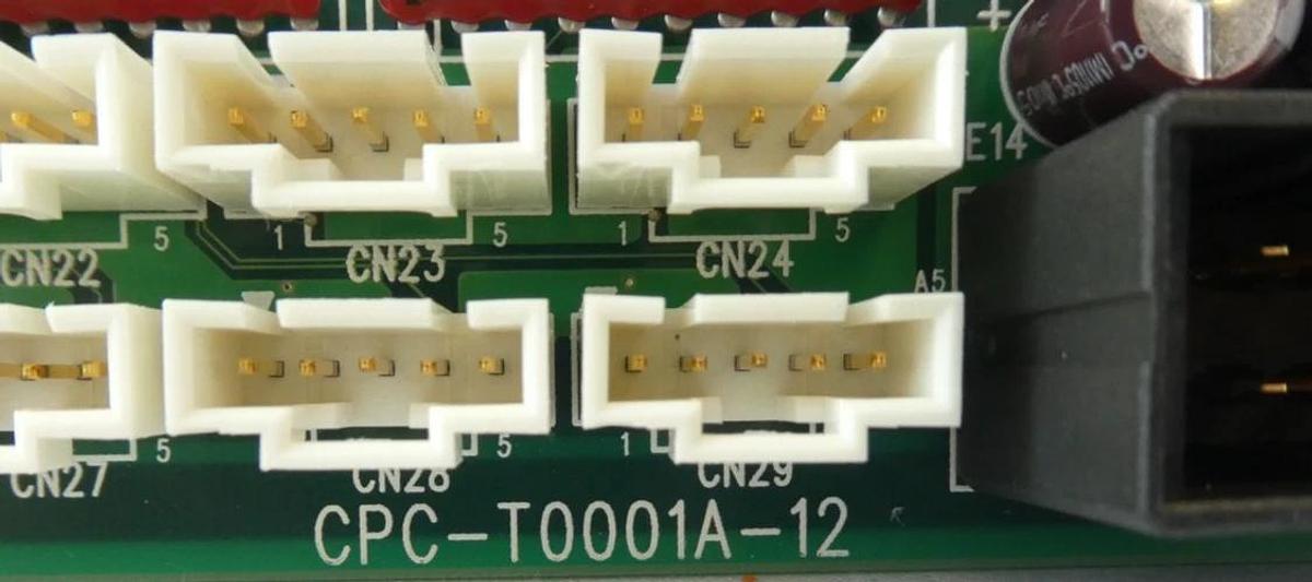 Used TEL Tokyo Electron CPC-T0001A-12 Chemical I/O Board PCB TOB1001 Working Surplus