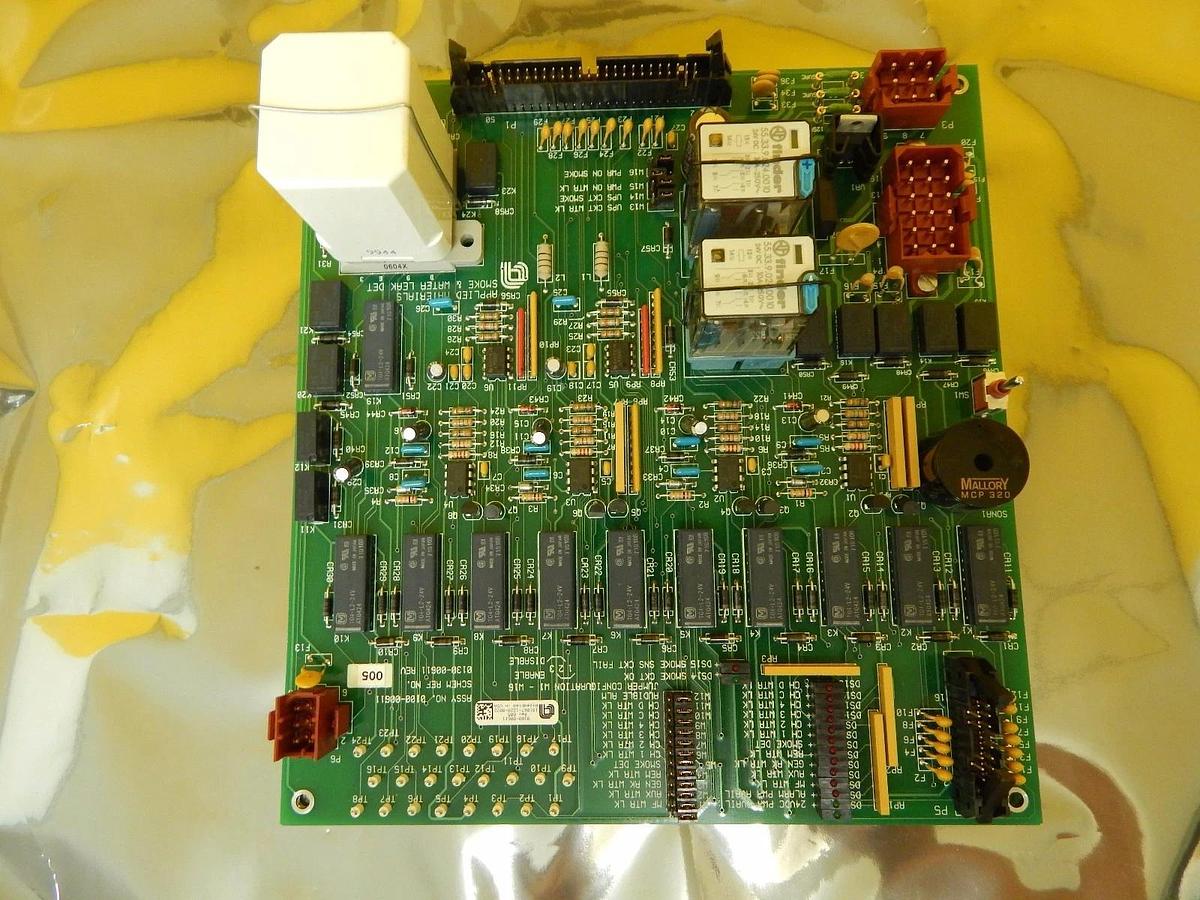 Used AMAT Applied Materials 0100-00611 Smoke & Water Leak Detector Board PCB Working