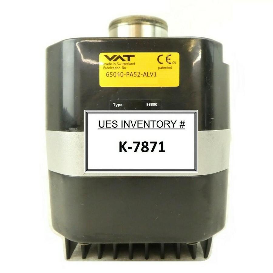 Used VAT 98800 Pendulum Control and Isolation Valve Actuator Series 65.0 Copper Spare